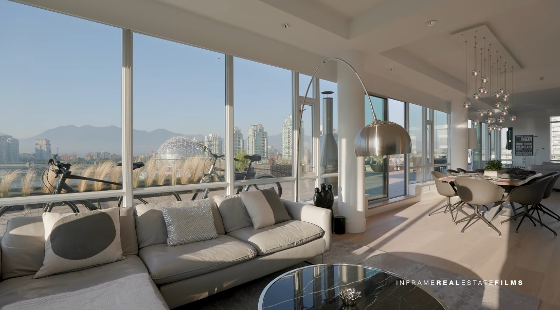 50 Interior Design Photos vs. 1633 Ontario St #1001, Vancouver, BC Luxury Penthouse Tour