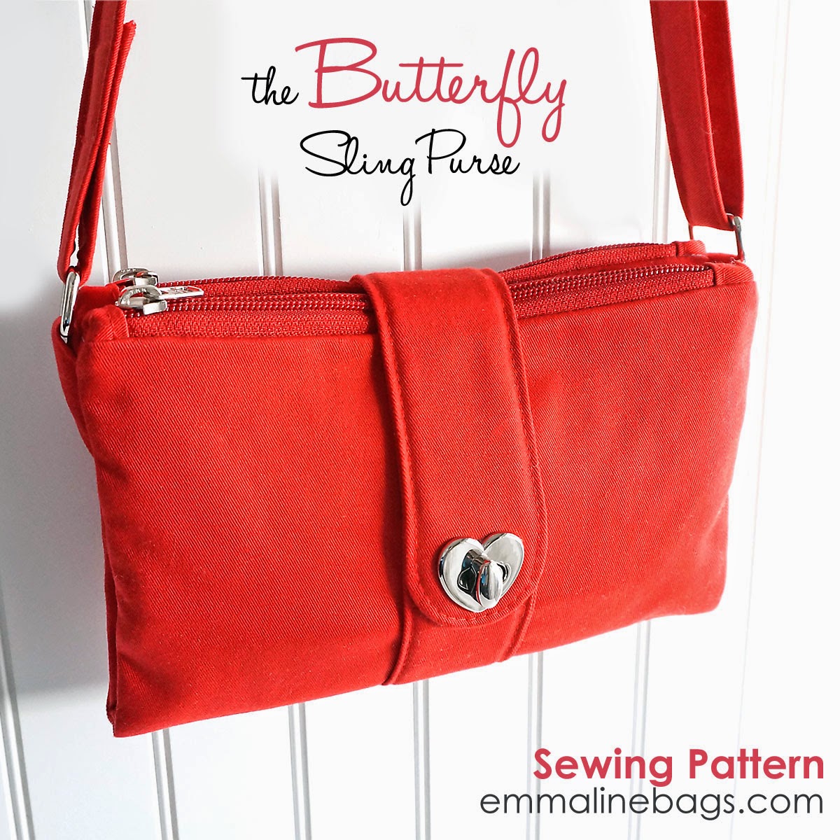 Emmaline Bags Sewing Patterns And Purse Supplies New Bag Pattern The Erfly Sling Purse Sewing Pattern By Emmaline Bags