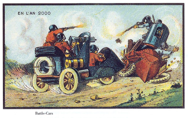 Postales futuristas francesas de 1899