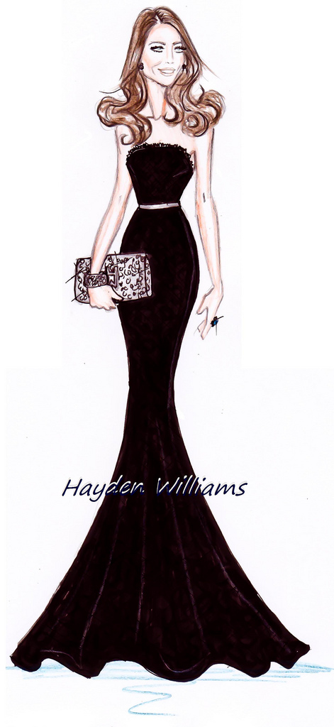Hayden Williams Fashion Illustrations: Happy Birthday Duchess Kate by ...