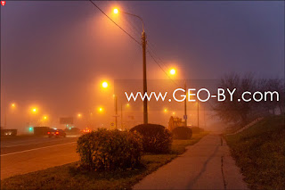 Extreme mist in Minsk
