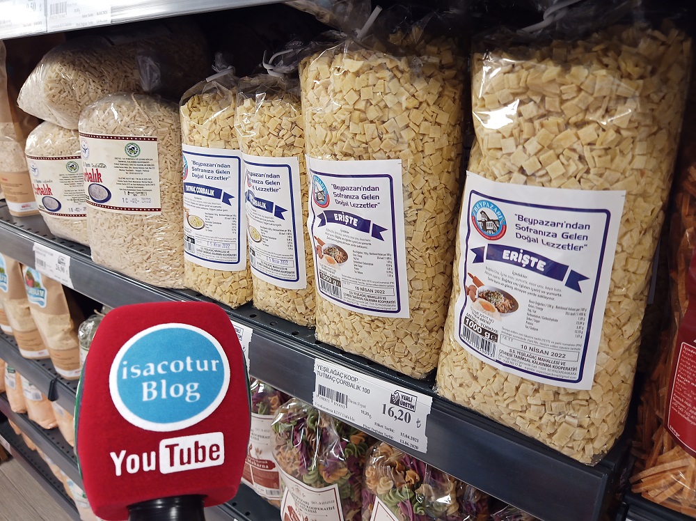Başkent Market Kızılay Beypazarı Kınalı Eller Tarımsal Kalkınma Kadın Kooperatifi Erişte