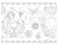 Elena of Avalor coloring page