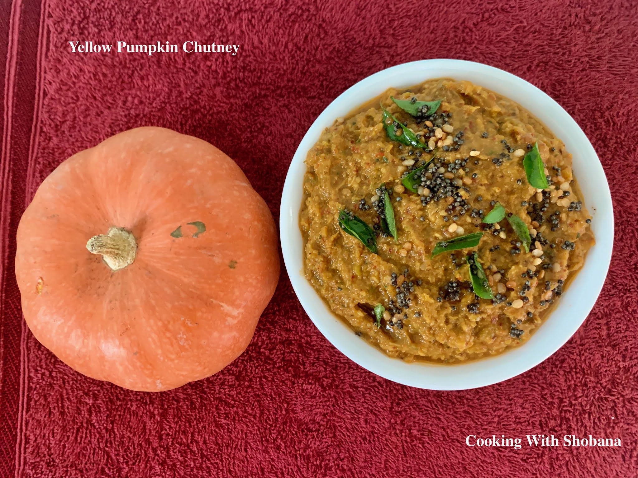 Cooking With Shobana YELLOW PUMPKIN CHUTNEY