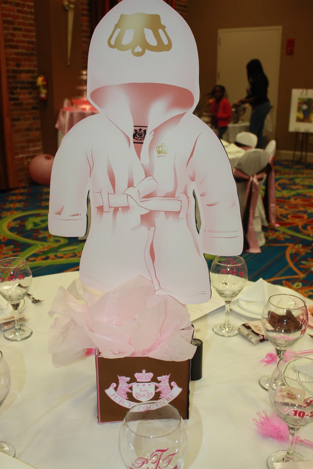 Juicy Couture Baby Shower: Juicy Baby Shower Centerpieces
