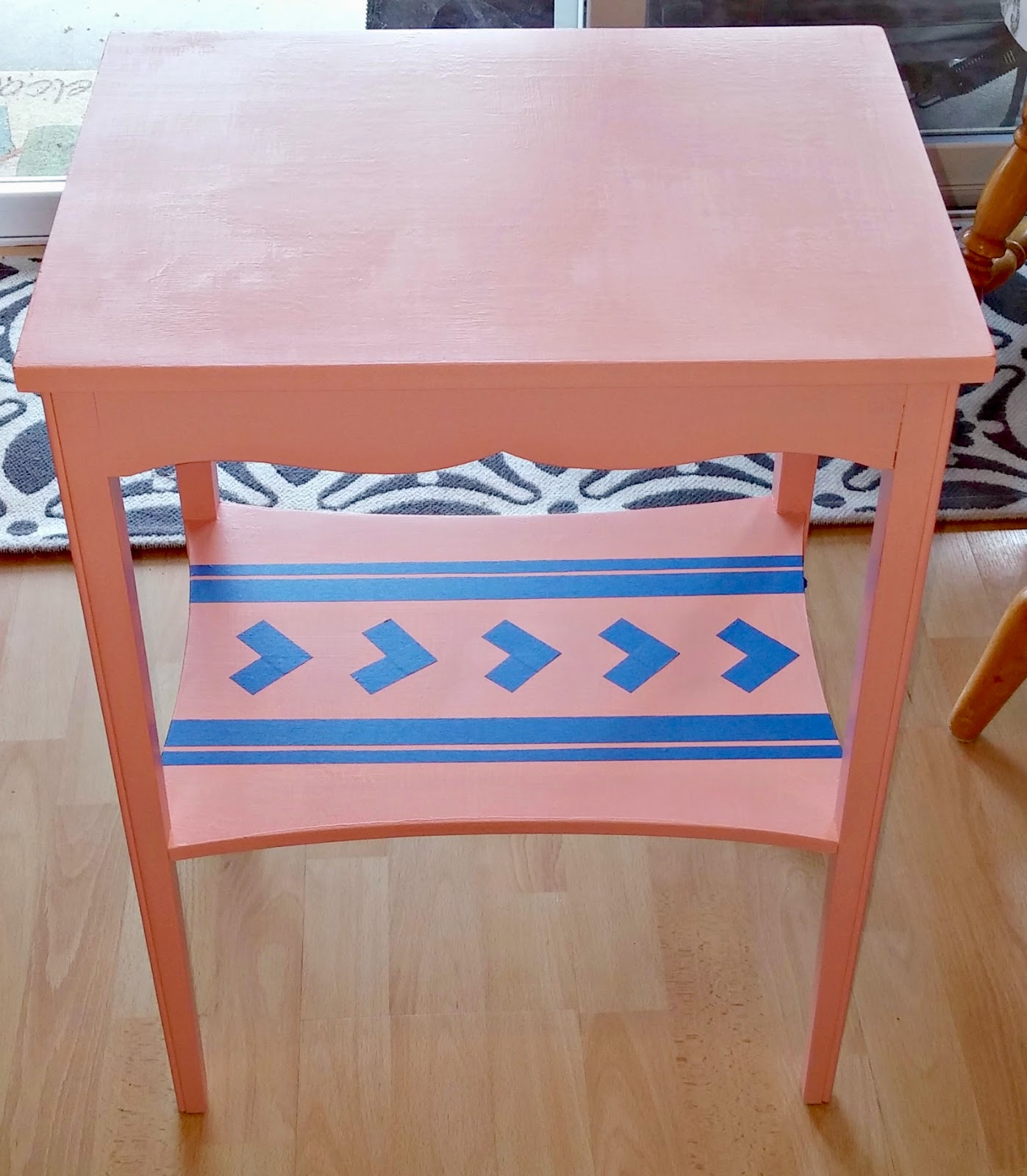 Before and After Side Table Makeover Little Vintage Cottage