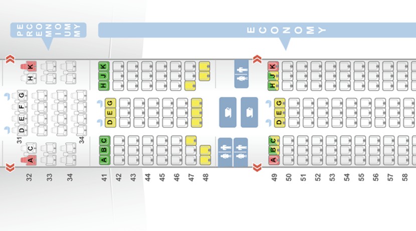 Amazing Boeing 777 300er Seating Chart Seat Inspiration