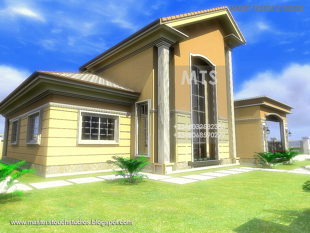 3 Bedroom Bungalow with Pent House Suite - Modern and contemporary