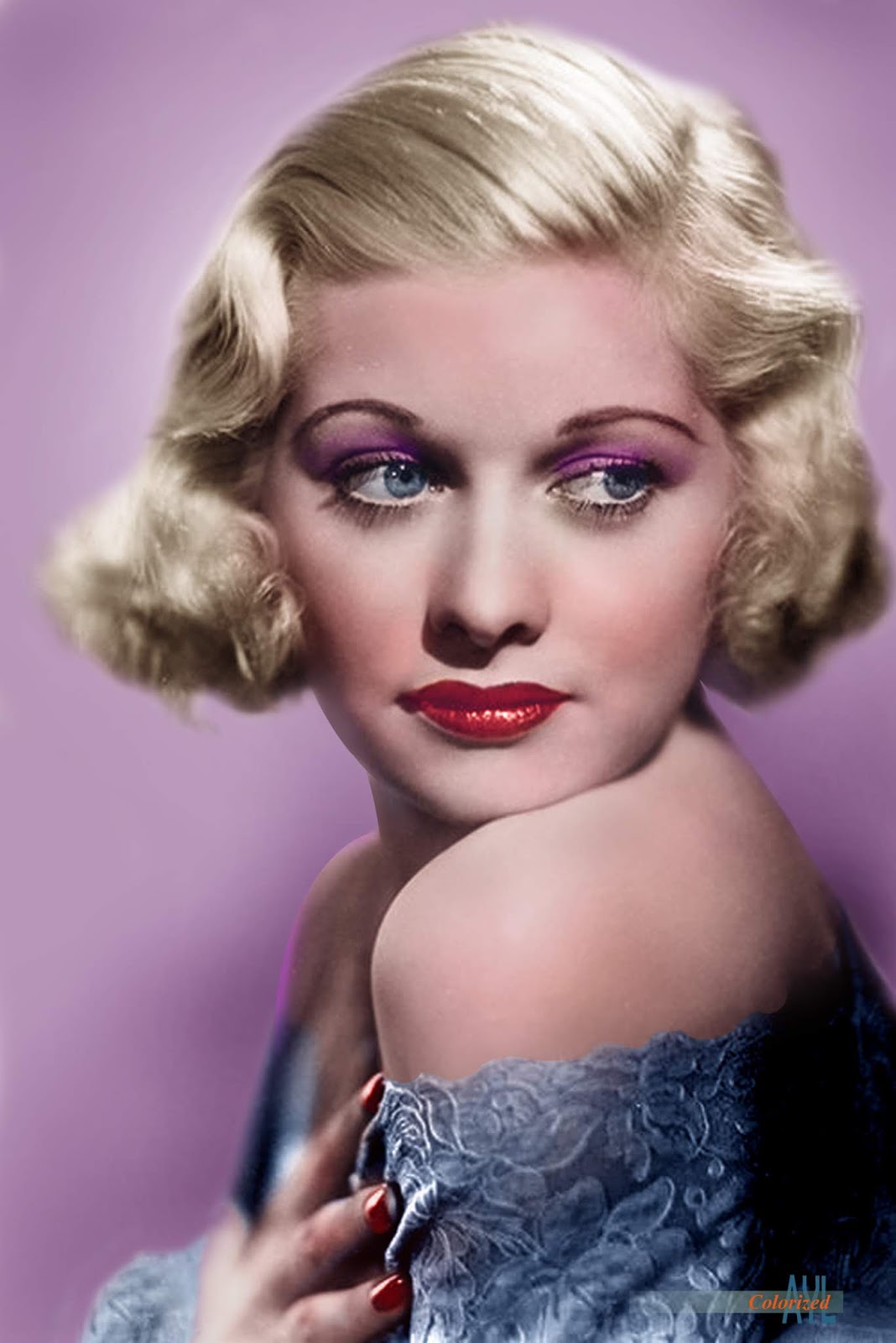 Colors For A Bygone Era Young Lucille Ball In The 1930 Before She