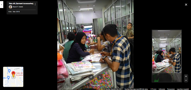 Toko 48, Pusat Grosir Aksesoris Garmen di Jakarta