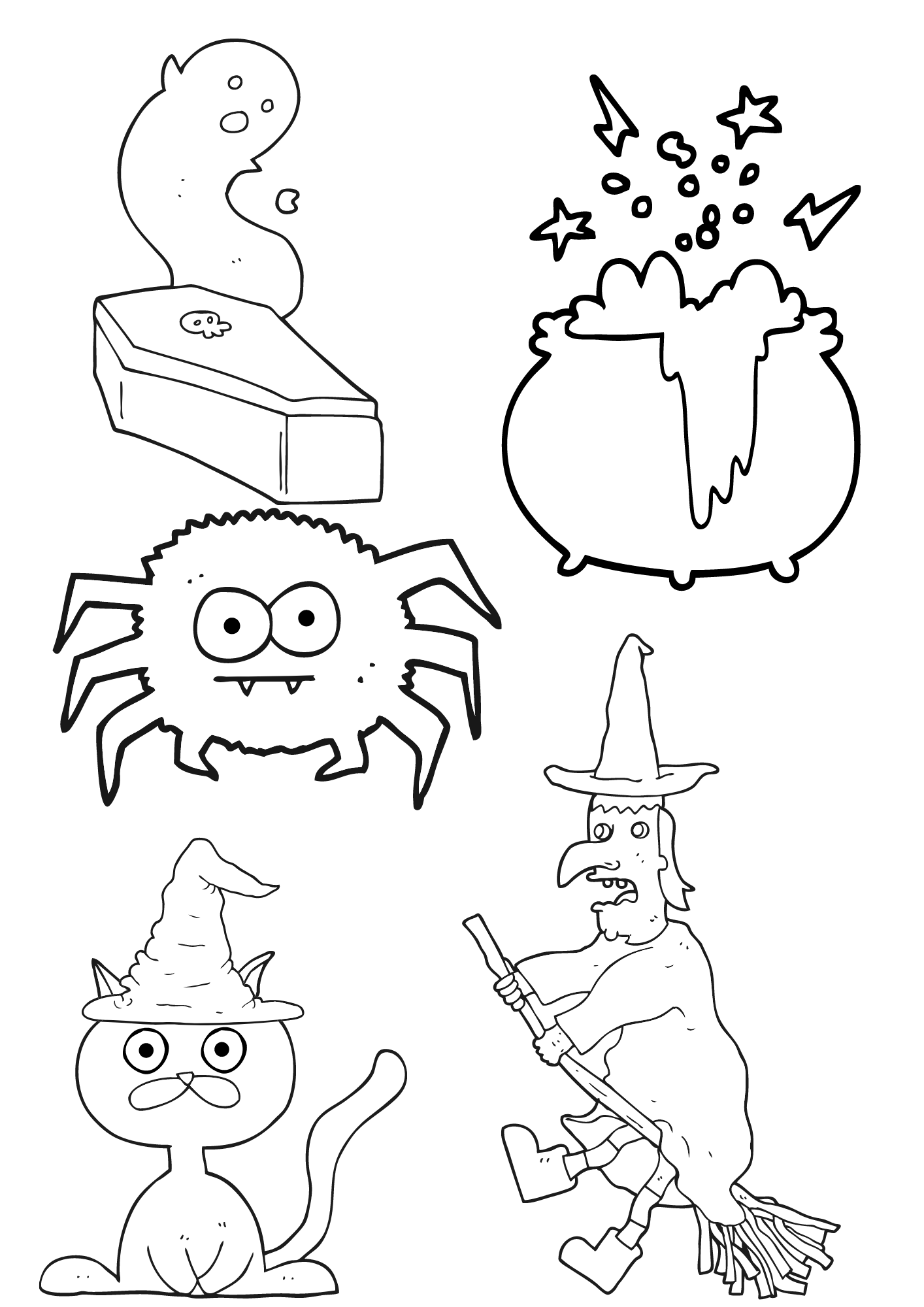 Children's Halloween Colouring sheet | Lipgloss And Curves