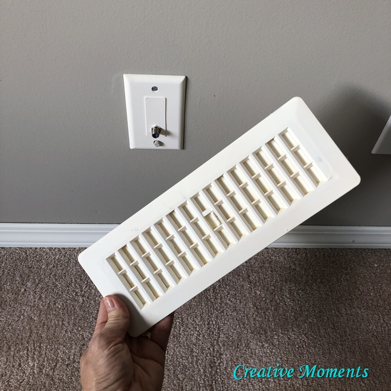 Register Vents & Wall Plates Change Up with Spray Paint