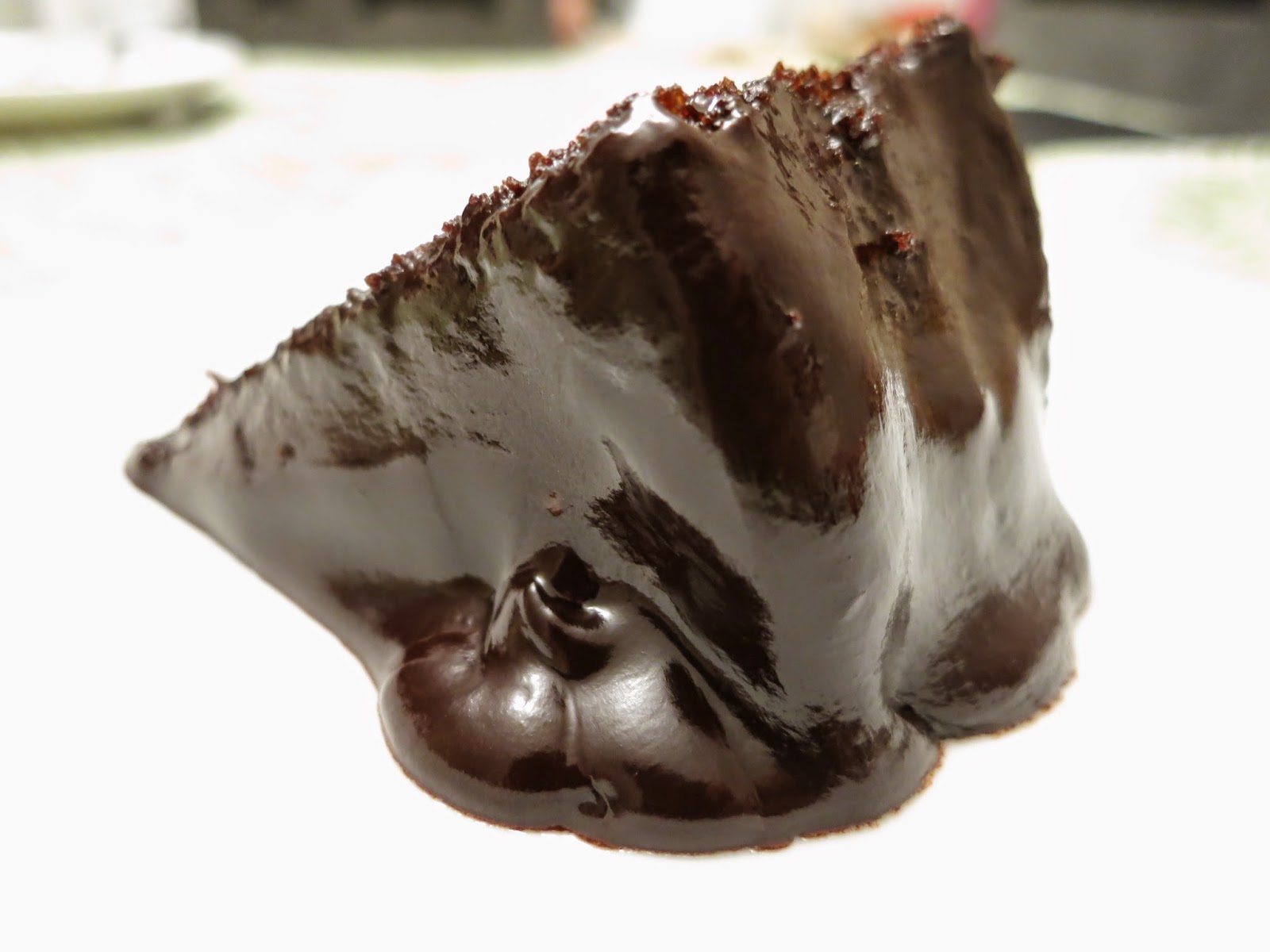 pieces of m Trader Joe's Dark Chocolate Ganache Cake! [FOOD]