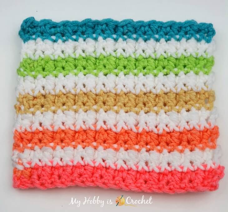 backside bobble stitch crochet