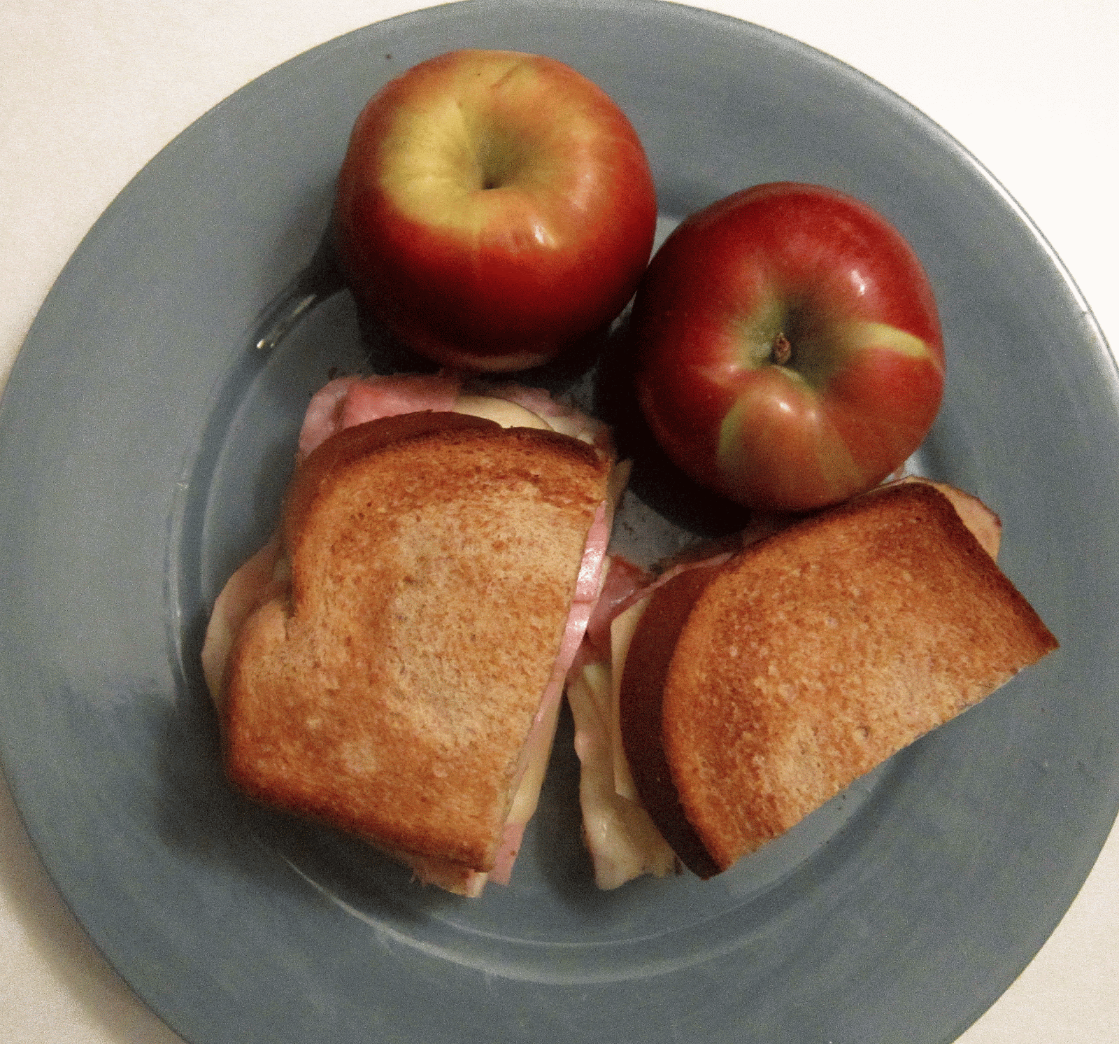 The Blue Plate Ham and Apple Sandwich