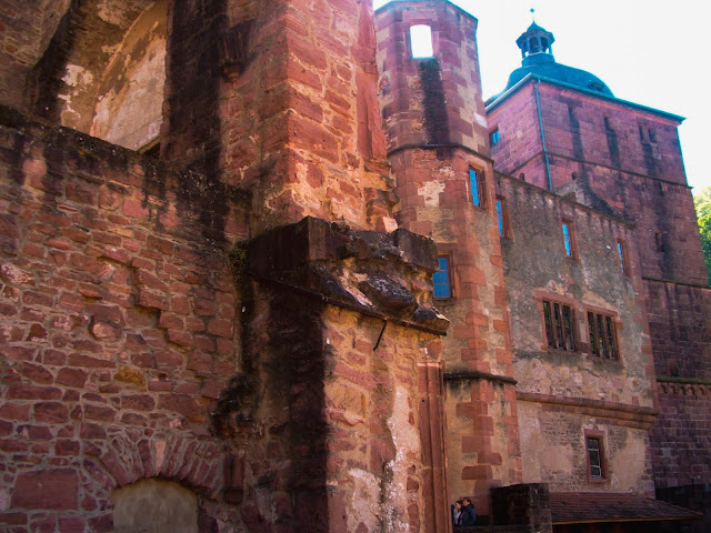 Ruiny w Heidelbergu Heidelberg, zamek, ruiny