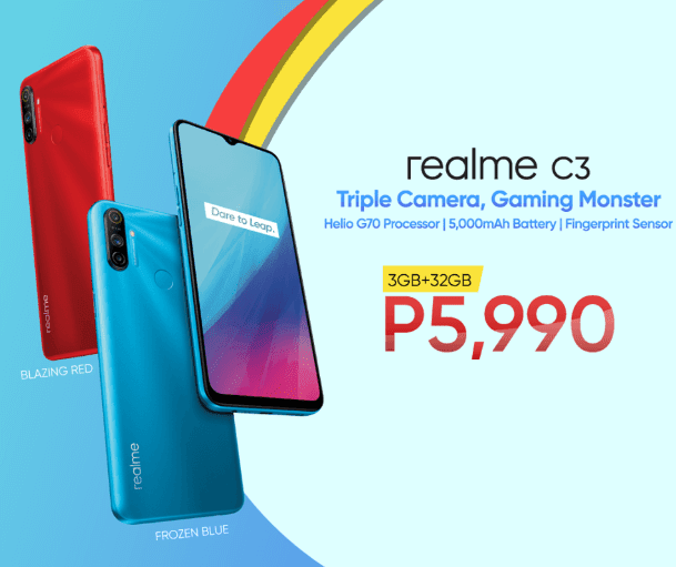 Realme C3 launched in the Philippines, priced at Php5,990