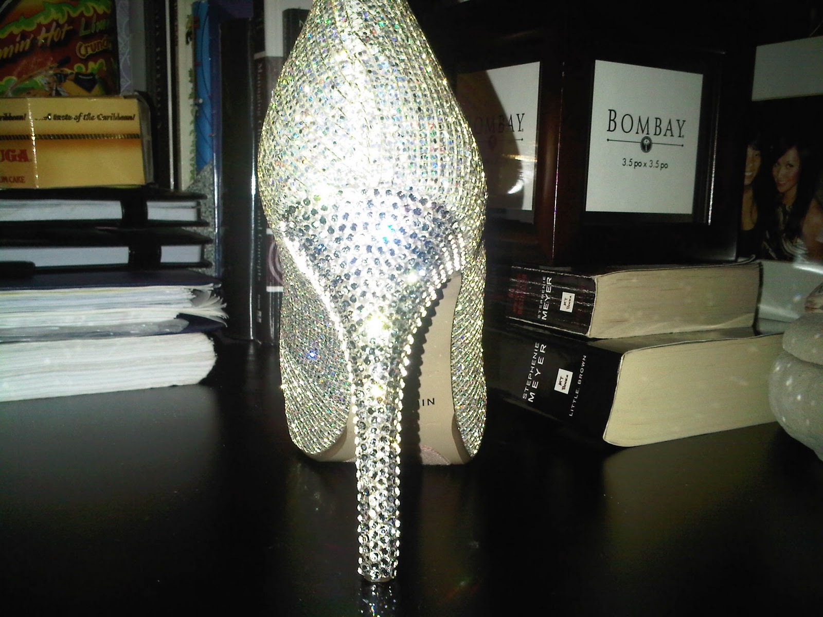 a fabric of society: diy: swarovski crystal studded shoes