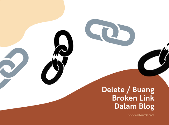 Cara Delete  Buang Broken Link Dalam Blog