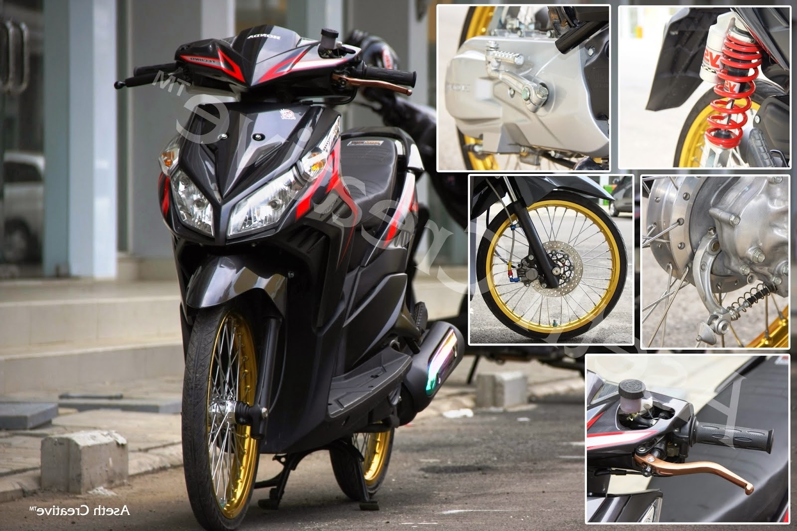 Koleksi Modifikasi Motor Vario 110 Terbaru Terkeren Velgy Motor