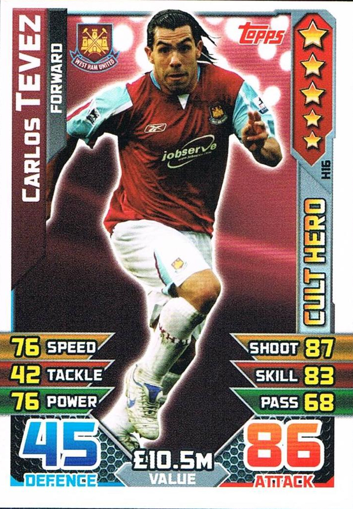 INDIVIDUAL CARDS 253-270 Pick Match Attax 2015//16