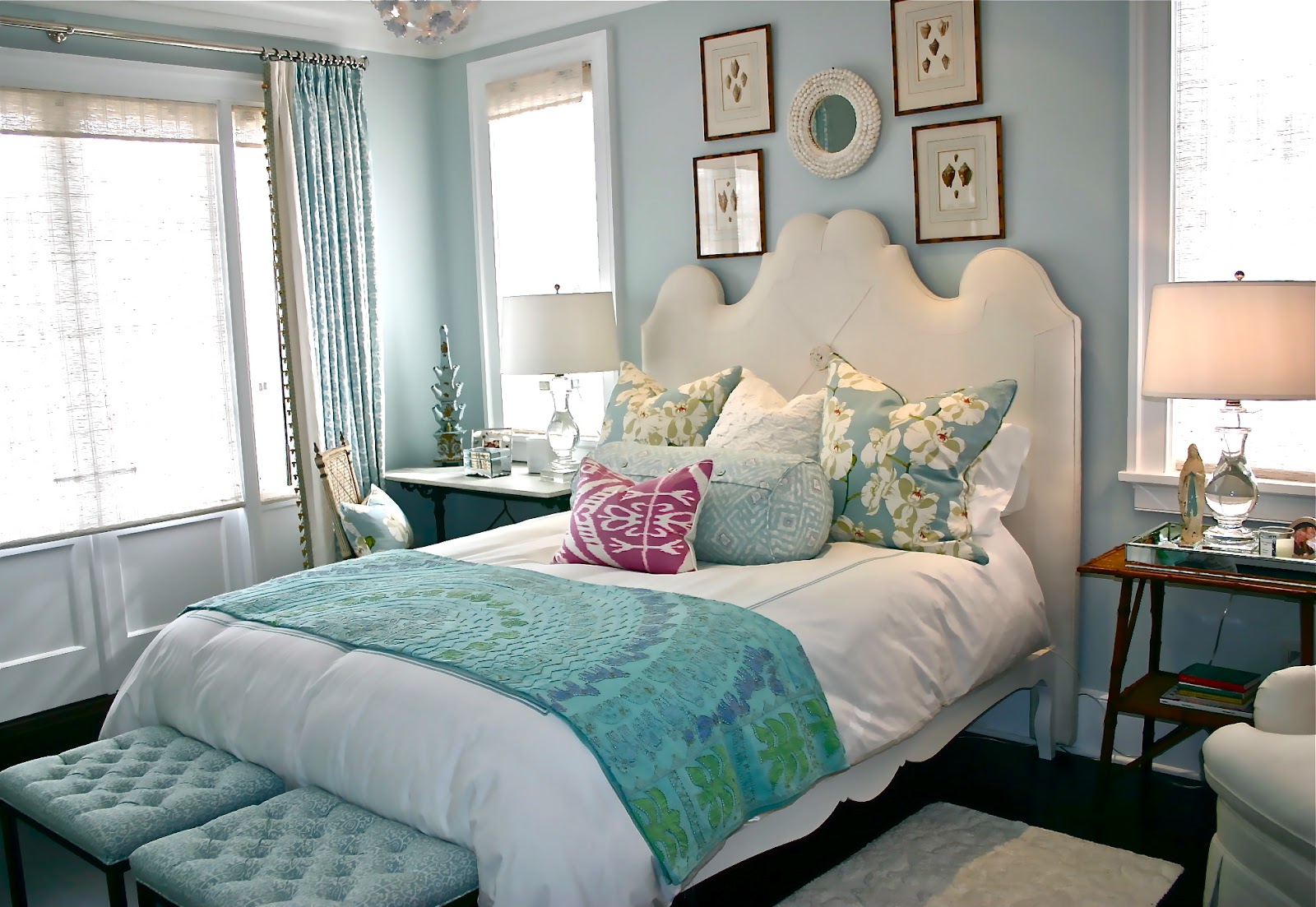 Home priority: elegant and spacious bedroom for young adult women