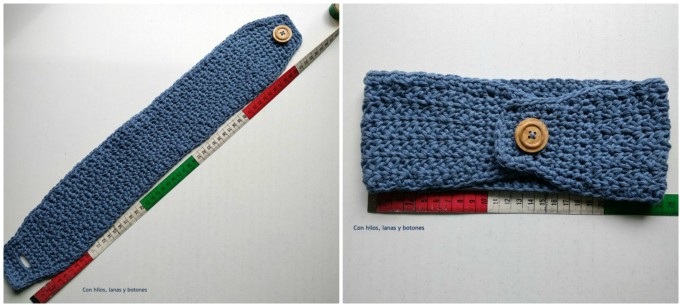 Con hilos, lanas y botones: Cinta aperta - cinta ancha para el pelo (patrón gratis)