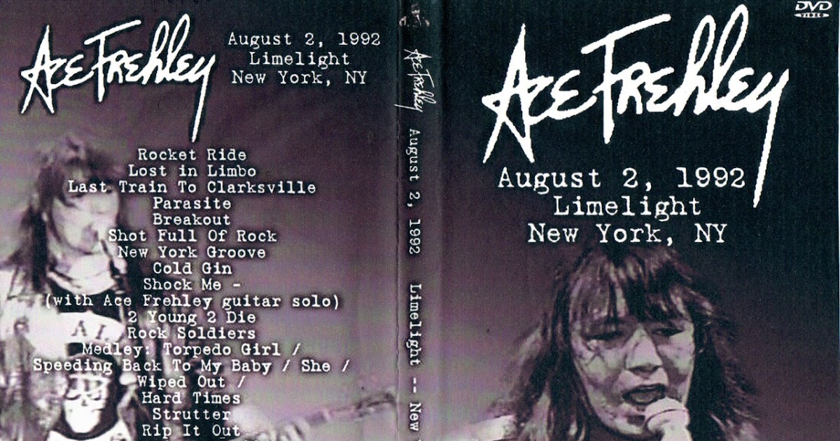 Ragged Music ACE FREHLEY JUST FOR FUN TOUR LIMELIGHT NEW YORK 1992
