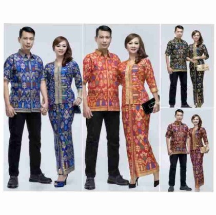 12 Koleksi Baju  Batik Seragam  Keluarga  Model Terbaru 2019