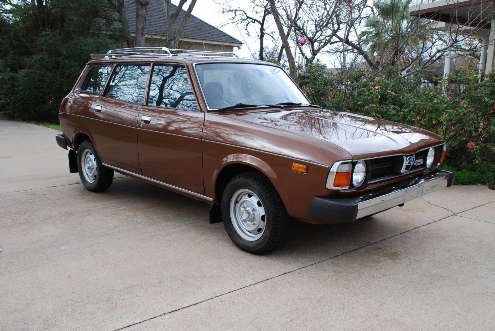 Manual 1979 Subaru Wagon in Beautiful Brown!