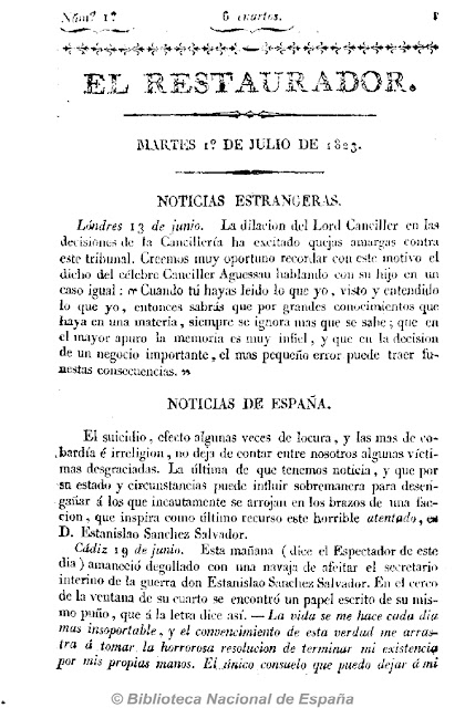 CONIL DE LA FRONTERA EN LA PRENSA “EL RESTAURADOR”