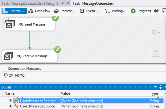 World of Whatever: Biml - Message Queue Task