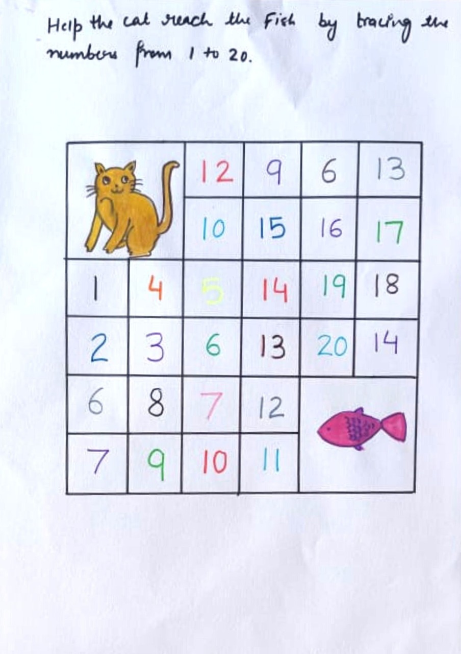 Math Worksheets for Nursery, LKG, & UKG (3-5 Years old)