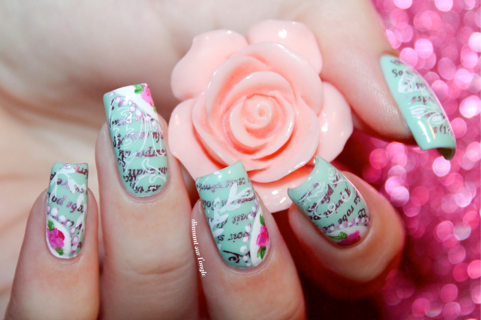 Spring Flower Nail Art