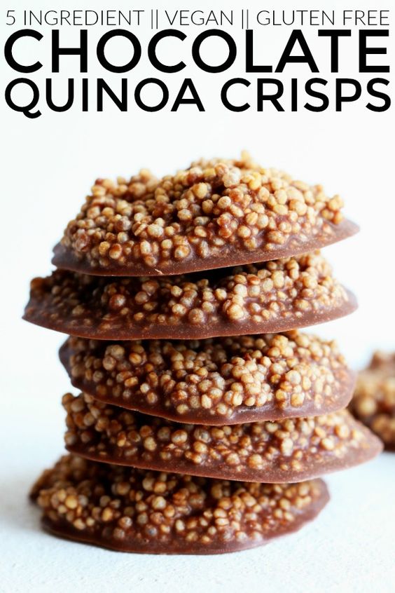 Chocolate Quinoa Crisps - Cooking Classy