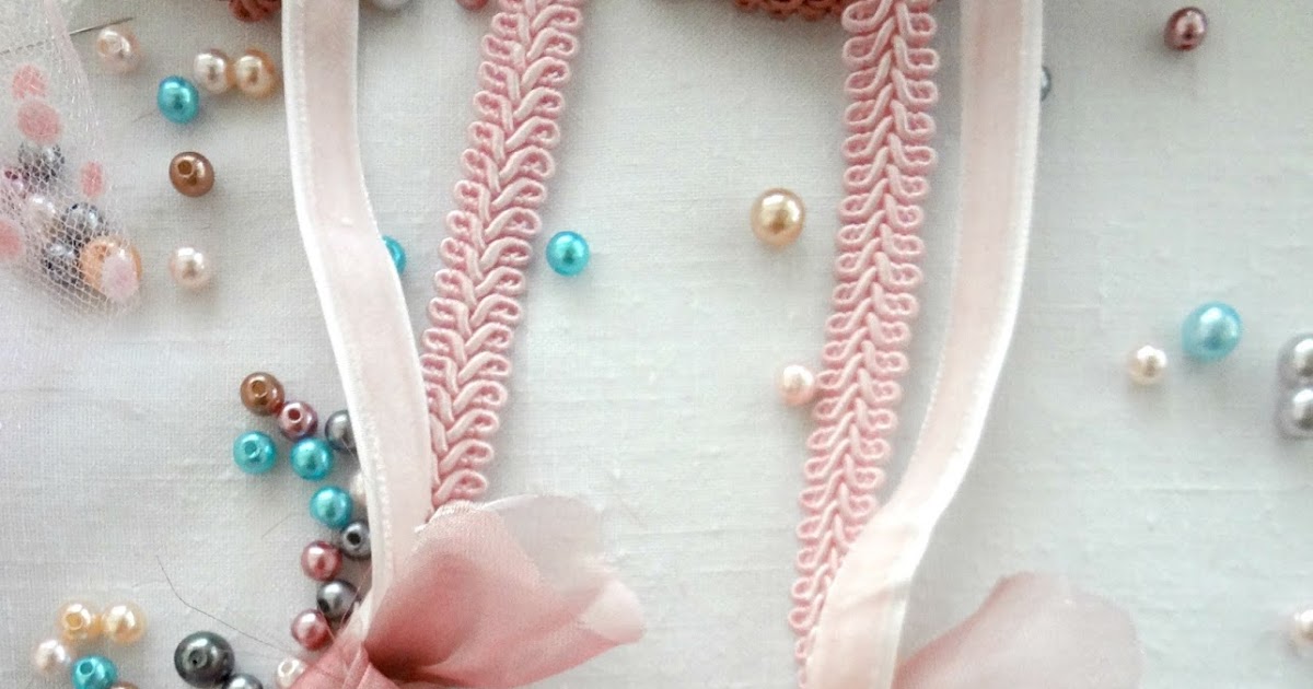 Pearl Ribbon Necklace - Sew Woodsy