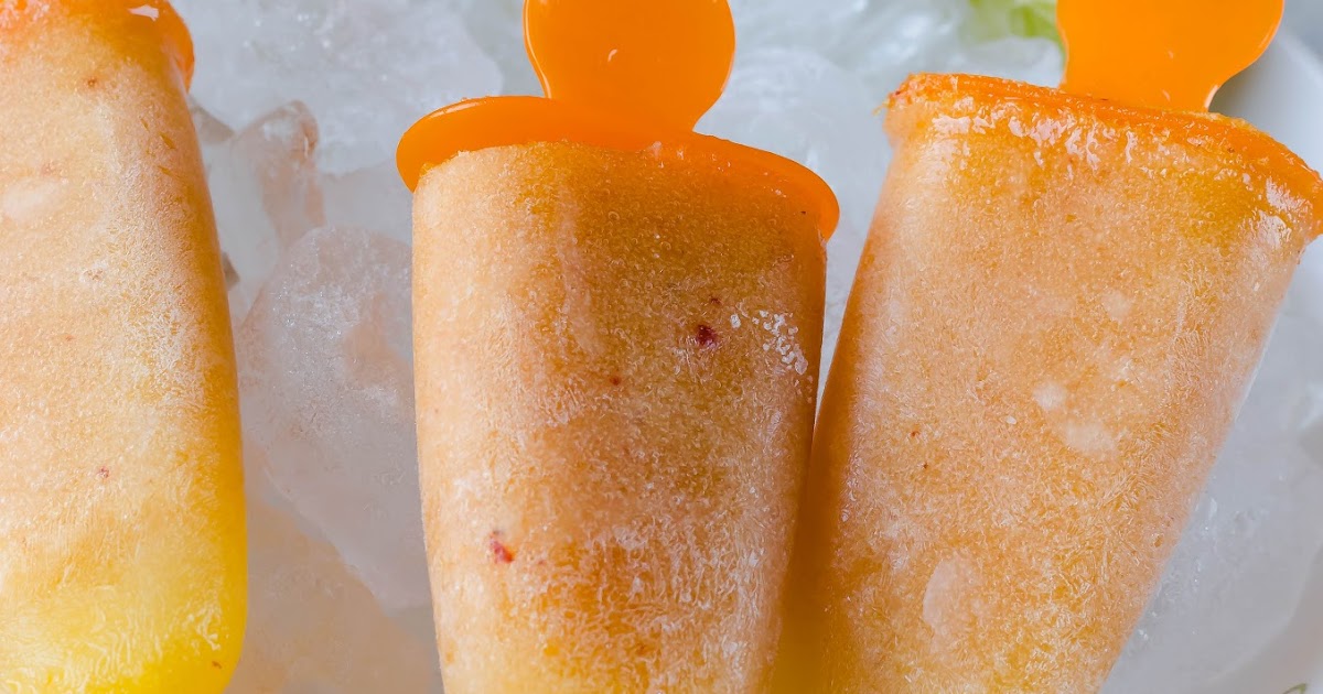 Peach and Pineapple Coconut Water Popsicle I Camp in my Kitchen