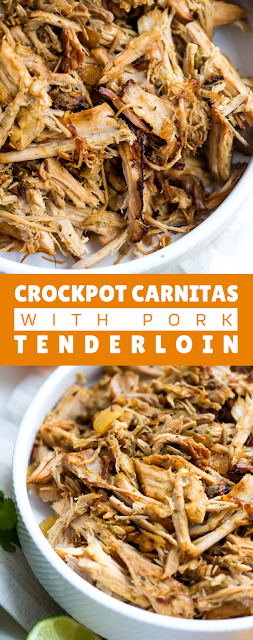 Crockpot Carnitas with Pork Tenderloin or Loin (Paleo, Whole30)