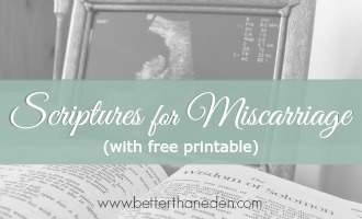 Scriptures For Miscarriage With Free Printable Mary Haseltine