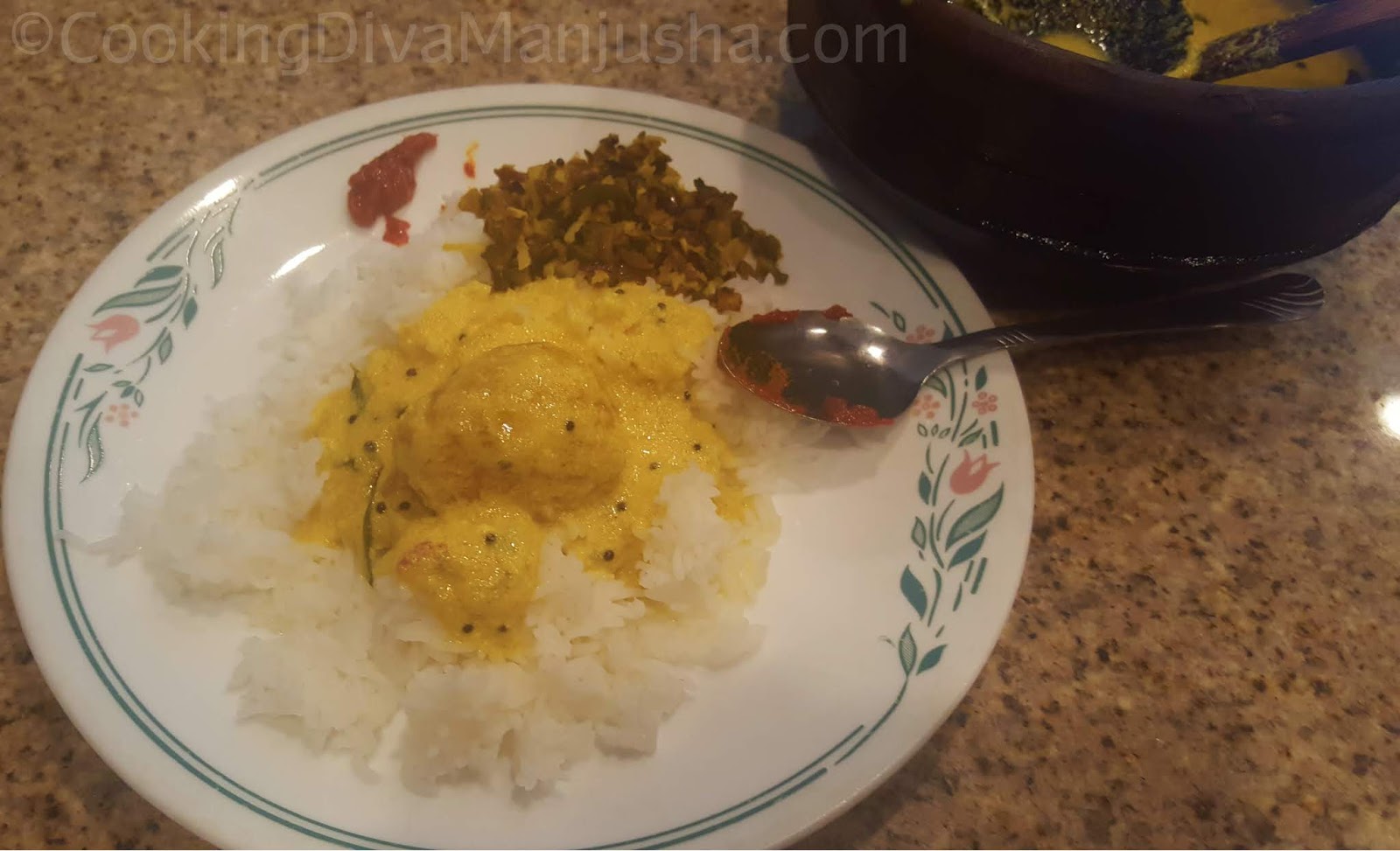 Mambazha pulissery recipeSweet and sour Mango Yogurt curry Kerala style