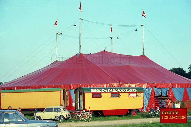 Cirkus Benneweis 1973 Photo Hubert Tièche    Collection Philippe Ros