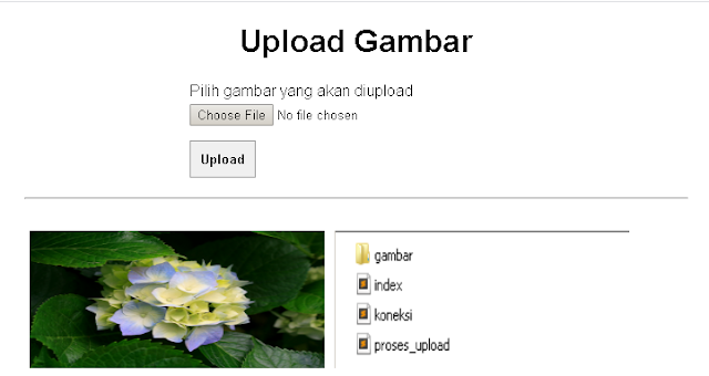 Source Code Upload Gambar dengan PHP ke Database MySQL