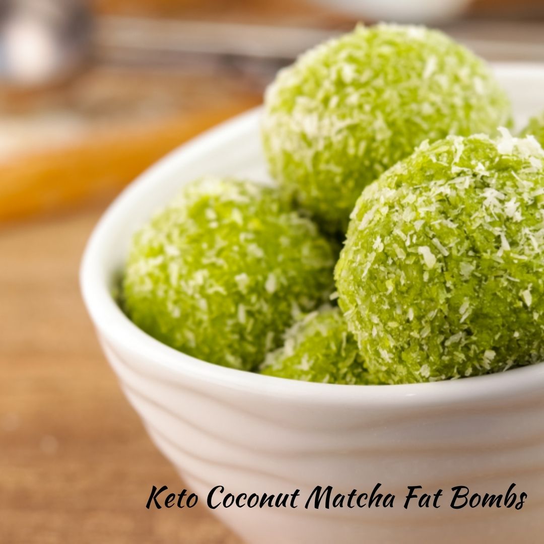Coconut Matcha Fat Bombs - Prosper Diet Program