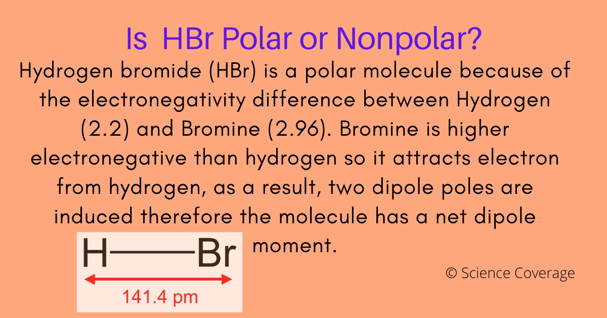 Is HBr Polar or Nonpolar?