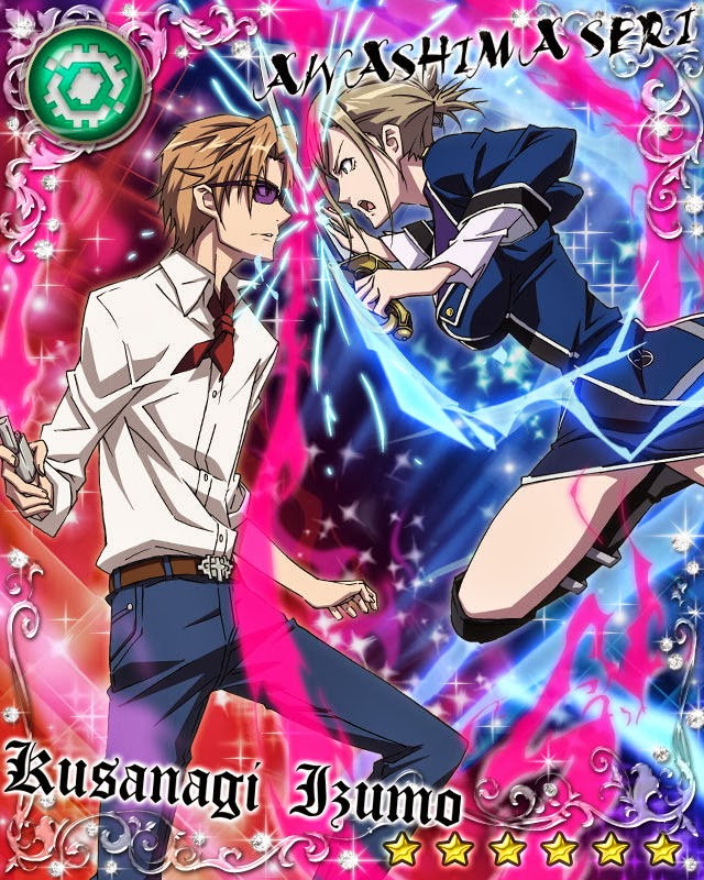 SSR Card Suoh Mikoto vs Munakata Reisi and Awashima Seri vs Kusanagi