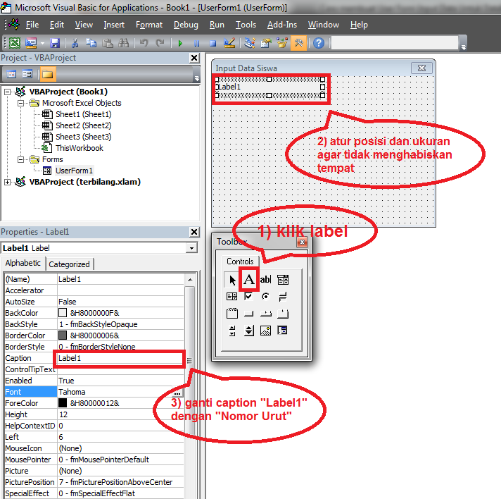 Cara membuat Input Data UserForm Dengan VBA Pada Ms. Excel misalnya ...