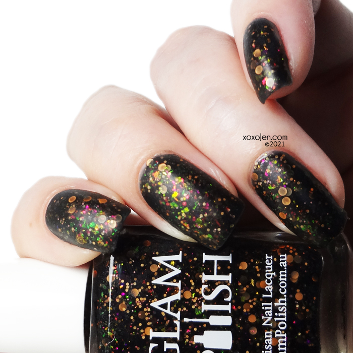 xoxoJen's swatch of Glam Polish Demons Are A Ghoul’s Best Friend