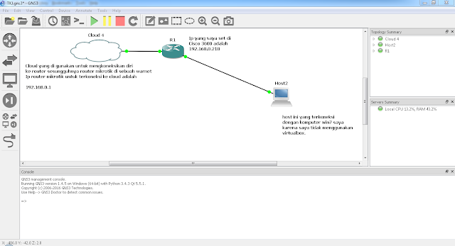 Cara Setting Router Cisco GNS3