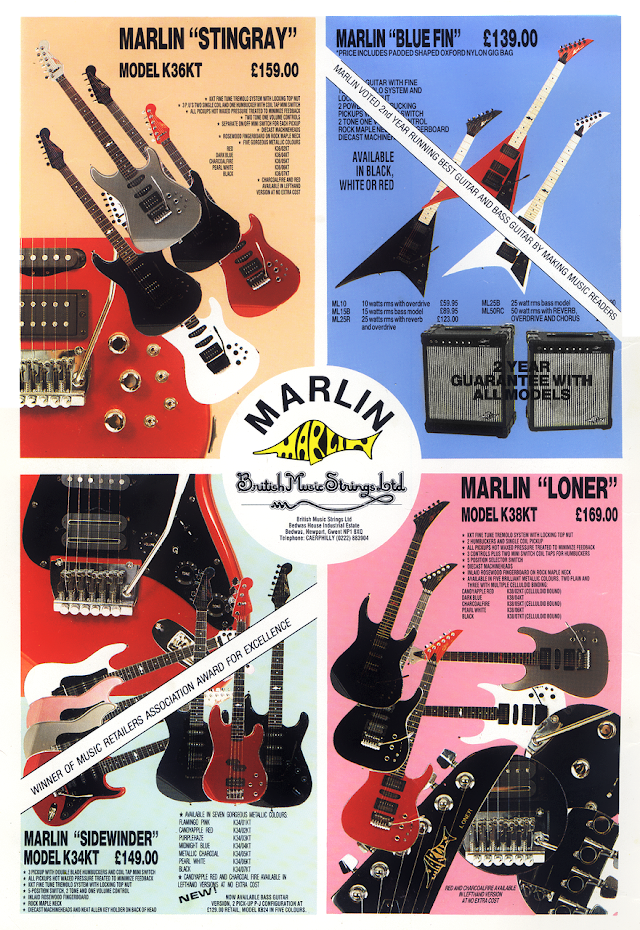 1988 Marlin Guitar range