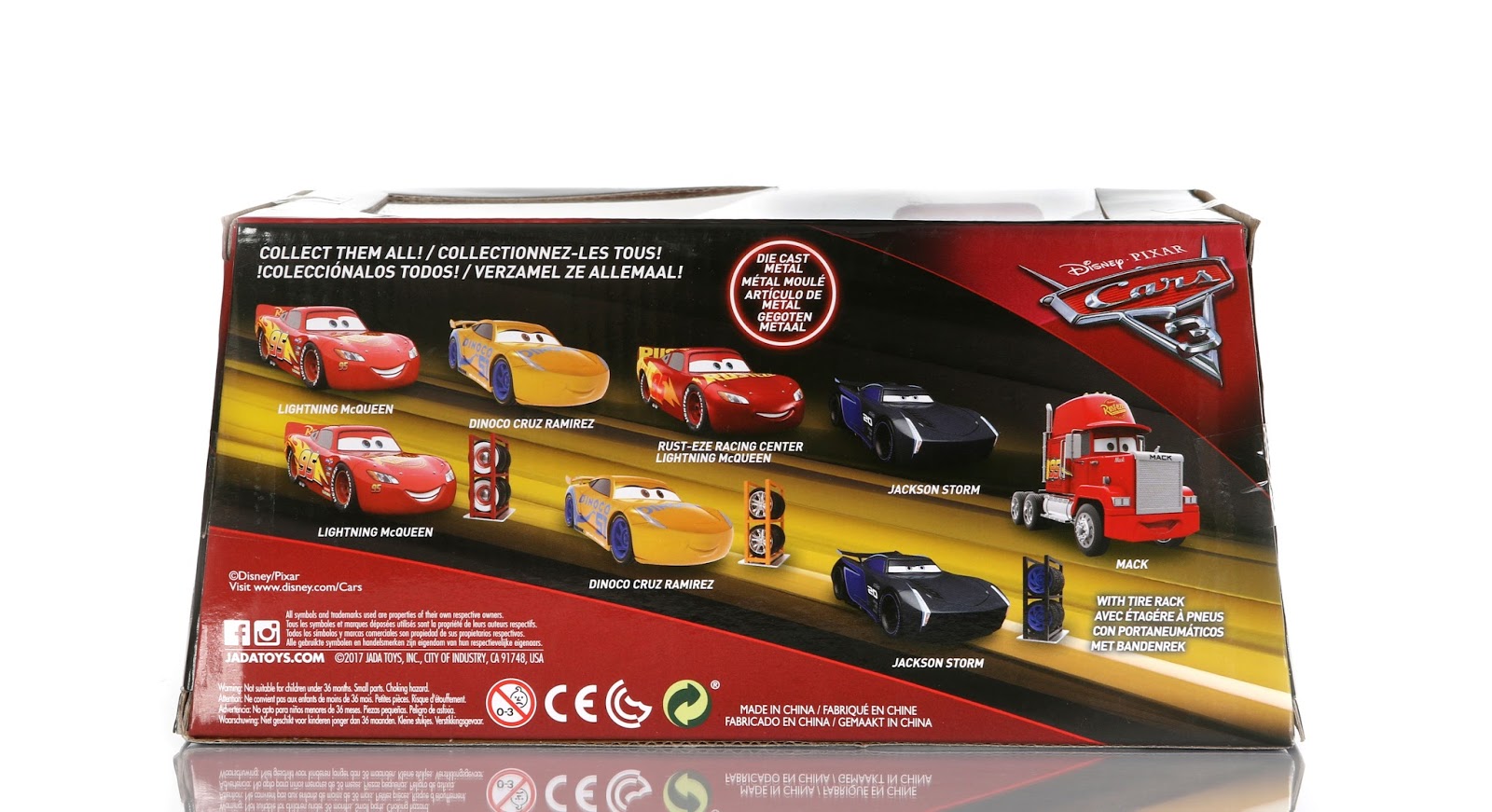 Carrinho Relâmpago McQueen Rusteze: Disney Carros 3 Escala 1/24